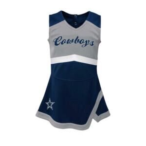 NFL Dallas Cowboys Cheer Captain Dress Girls Size XL 16 NWT